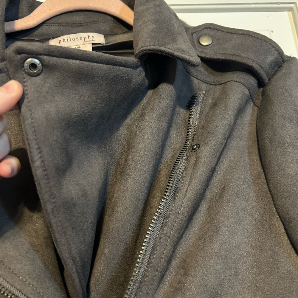 Philosophy Dark Gray Jacket - Picture 4 of 5